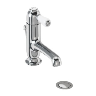 Burlington Chelsea Straight Basin Mixer with Pop-up Waste